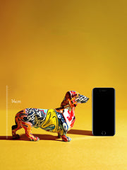 Color dog decoration