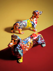 Color dog decoration