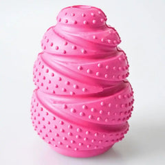 Interactive Dog Treat Toys Leaking Food Treat Dispenser Toy Bright Color Chewing Toy For Dog Training Food Distribution Play