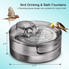 NPET DF10 Dog Water Fountain, 170oz/1.3Gallon/5L Large Automatic Pet Water Dispenser Dog Water Bowl for Cat, Dogs, Multiple Pets