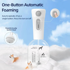 Dog Cat Cleaning Bathing Shampoo Sprayer Pet Electric Foam Machine Automatic Soap Dispenser Foam Machine Pets Accessories