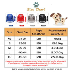 Cat Harness Lead Leash Set Adjustable Reflective Escape Proof Pet Mesh Vest Harness Puppy Dog Collar Small Dog Cat Pet Supplies