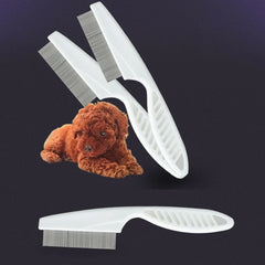 1Pc Pet Grooming Brush Small Pet Rabbit Hair Remover Flea Dog Cats Comb Shampoo Bath Brush Hamster Guinea Pig Cleaning Tool