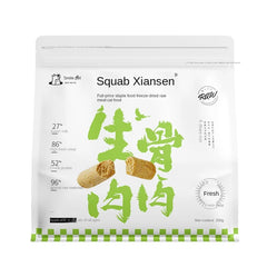 200g Freeze-Dried Full Price Cat Food Fresh Meat Roast Squab Cat Feed Raw Bone Meat Adult Kitty Treats Pet Supply