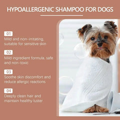 Pet Shampoo Dogs Hair Soften Dirts Mites Removal Flea Deodorizing Reduce Itching Anti Flea Pet Grooming Puppy Shampoo For Cats