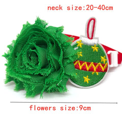 50/100pcs Christmas Dog Accessories Dog Bow Ties Snowman Deer Christmas Tree Dog Neckties Dog Bowties Grooming Supplies