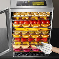 12 Layer Food Dehydrator Food Dehydrator Dryer Fruit Dryer Home Vegetable and Pet Snack Dryer