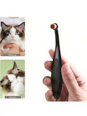 Pet Tear Stain Remover/Brush, Facial Blackhead Cleansing Tool/Massager For Cats & Dogs Eye Cleaning