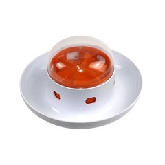 Pet UFO Dispenser Bowl Interactive Puzzle Press Food Toys for Dog Cat Enjoy Slow Feeding Training Large Medium Dog Food Bowl
