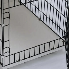 House Indoor Metal Iron Large Size Dog Crate New Design Animal Pet Furniture Cage Factory Wholesale Modern White Solid AEOLUS