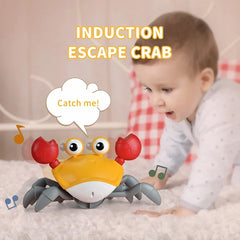 Kids Induction Escape Crab Octopus Crawling Toy Baby Electronic Pets Musical Toys Educational Toddler Moving Toy Christmas Gift