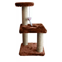 Sturdy Cat Tree Scratching Tower Activity Center Playing House Rest Toy 15.7"