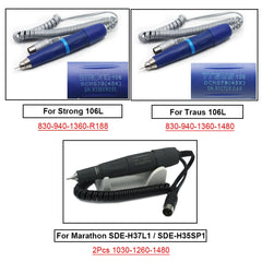 Dental Lab Grinding Handpiece Handle Ball Bearing Dentist STRONG 102L Marathon Polish Micromotor Nail Drill Machine Accessories