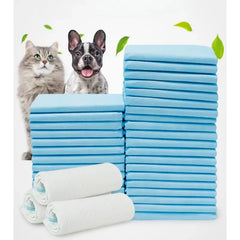 100/50/40/20PCS Absorbent Dogs Diapers Disposable Puppy Training Pee Pads Quick Dry Surface Mat Clean Cushion Dog Supplies