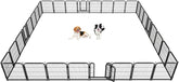 Metal Dog Playpen, 32" Inch Height 32Panels, Ideal Dog Fence for Large/Medium/Small Dogs Indoor & Outdoor Bliss, Perfect Dog Pen