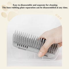 1PC Cat Scrubs Cat Comb Massage Brush Corner Itch Relief Silicone Pet Toys Pet Products Cat Accessories Pet