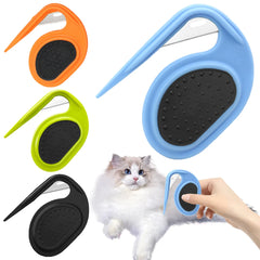 Knotting Comb Dog Shedding Brush Hair Removal Tool Pet Open Knot Comb Blade Comb for Removing Tangled and Grooming Knotted Hair