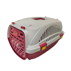 Luxury Air Transport Portable Plastic Pet Soft Crate Kennel Cages Small Animal Dog Travel Carriers Houses With Handle