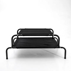 Portable Dog Bed Elevated Waterproof Dog Cot Steel-Framed Cat Bed For Summer Durable Cooling Sleeping bed