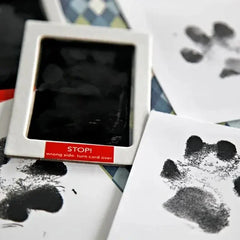 Pet Paw Print Ink Pad Kit, Baby Handprint, Footprint, Safe, Non-toxic, Mess-free, DIY, Easy Clean, Pet Souvenir