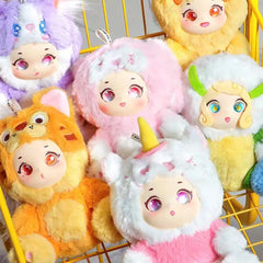 Kawaii Doll Cute Pet Party Plush Cute Pet Ornament Genuine Trendy Play Cute Doll Gift Pendant Female Blind Box Gift For Kids Toy