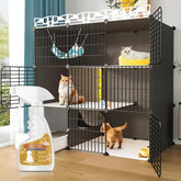 Dog Odor Eliminator Spray 120ml Natural Deodorizing Spray Crate & Cage Cleaner Long Lasting Cage Cleaner Refreshing Pet Supplies