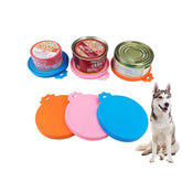 1 Reusable Silicone Pet Can Lid Bpa Free Suitable for Most Sized Dog and Cat Cans - Keeps Food Fresh Prevents Bacterial Odors
