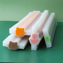 Tulip Cat Dog Diamond Tube Column Silicone Soap Candle Mould Embed Soap Making Supplies Silicone Mold for Soap