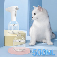 Dog Cat Cleaning Bathing Shampoo Sprayer Pet Electric Foam Machine Automatic Soap Dispenser Foam Machine Pets Accessories