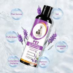 Pet Shampoo Flea Killer Hair Softening Relieve Itching Ph Balanced Cleaning Natural Moisturizing Dog Shampoo For Sensitive L2x9