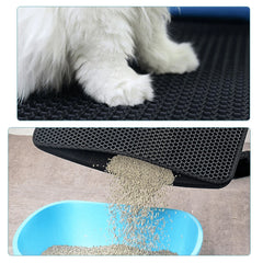 Safe And Non-toxic Litter Mat Care For Cat S Health Cat Accessories Cat Litter Mat Litter Box Mat Sky Blue 30 30cm