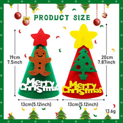 1PCS Large Dog Caps Detachable Christmas Caps For Dogs Elastic Band Big Hats For Large Dogs Christmas Dog Grooming Pet Supplies