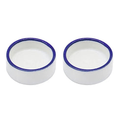 Reptile Bowl Spider Water Dish Round Food Bowl Ceramic Escape Proof Feeder for Small Medium Size Pet Tortoise DropShipping