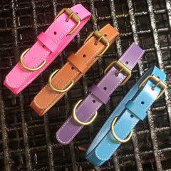 Cow Leather Dog Collar Genuine Leather Big Dog Collars Pet Collars Accessories for Medium Large Dogs German Shepherd