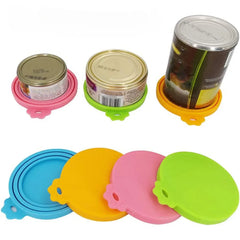 1 Reusable Silicone Pet Can Lid Bpa Free Suitable for Most Sized Dog and Cat Cans - Keeps Food Fresh Prevents Bacterial Odors