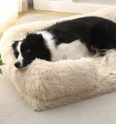 Orthopaedic Memory Foam Dog Bed Wooden Fcam Cooling Camas De Perros Plush Pp Cotton