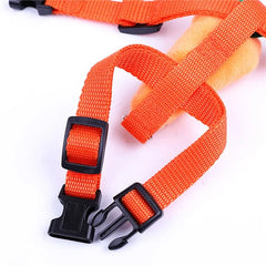 Hamster Rabbit Small Pets Chest Strap Outdoor Traction Rope Adjustable Harness Leash Vest Rabbit Hedgehog Guinea Pig