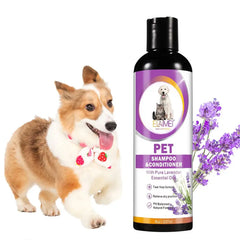 Pet Shampoo Flea Killer Hair Softening Relieve Itching Ph Balanced Cleaning Natural Moisturizing Dog Shampoo For Sensitive L2x9