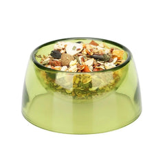 Bite Resistant Hamster Food Basin Plastic Transparent Hamster Water Bowl Non-slip Pet Feeding Bowl For Rats Hamster Guinea Pig
