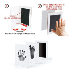 Pet Paw Print Ink Pad Kit, Baby Handprint, Footprint, Safe, Non-toxic, Mess-free, DIY, Easy Clean, Pet Souvenir