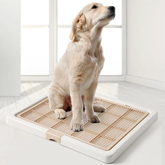 LMZOE Dog Toilet Large Size Smart Paws Training Pad Holder Litter Tray waterproof Indoor Dogs Potty Cleaning Tools 76x62cm