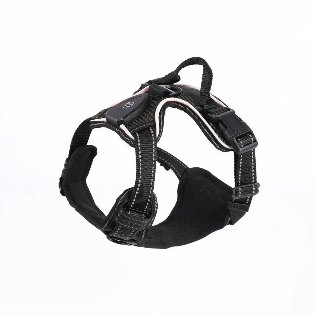 Pet Harness Rechargeable Led Dog Harness for Night Walking Adjustable Glow Vest for Small Medium Dogs Pet Chest Strap Soft Dog