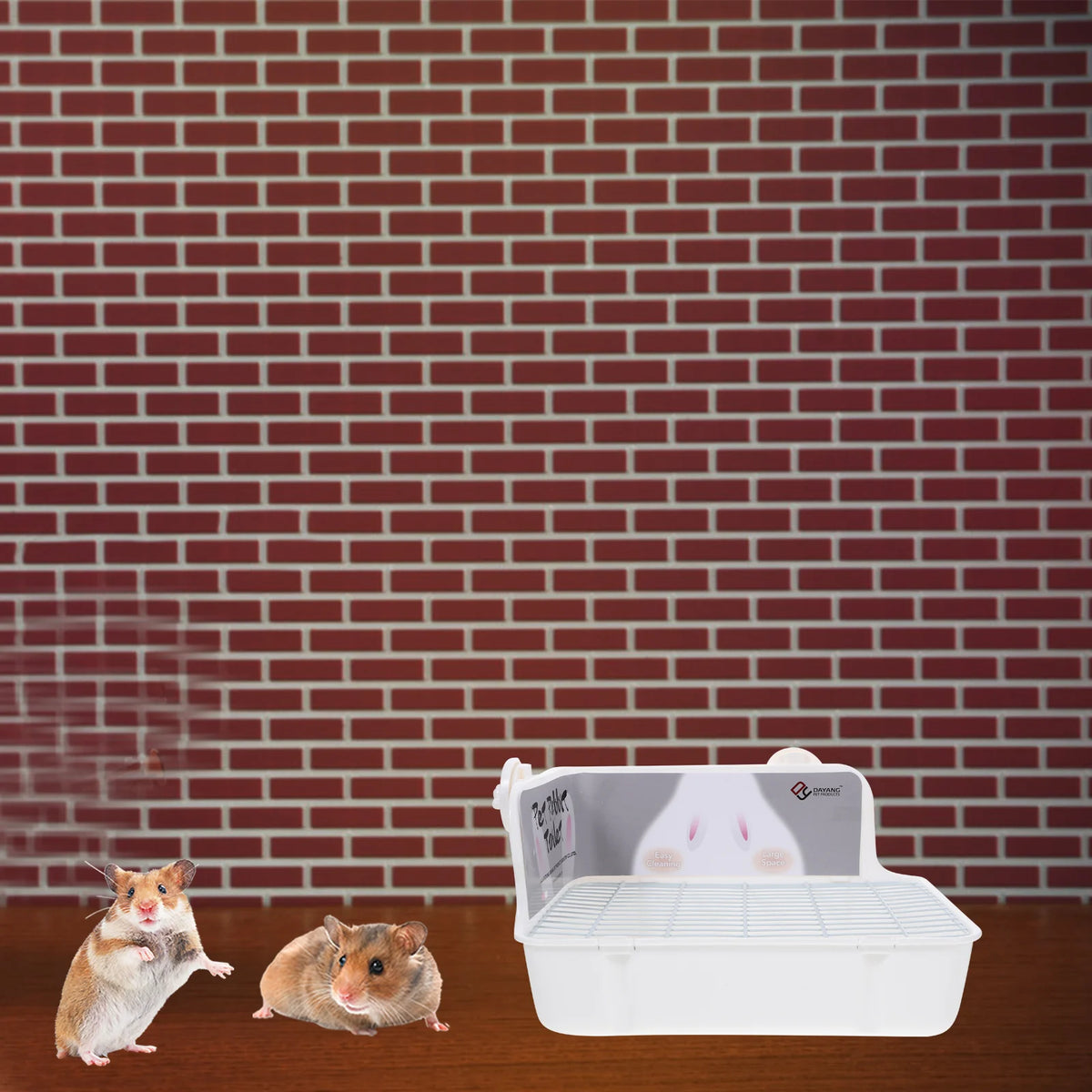 Hamster Pet Rabbit Potty Litter Pan Indoor Bunny Tray for Dogs Small Sand Basin Toilet White Training