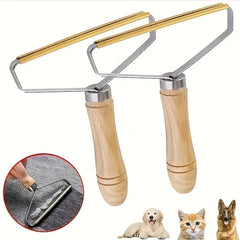 Eliminate Pet Hair Instantly - Slicker Brush For Dog & Cat Grooming Pet Hair Remover, Manual Pet Hair Removal Tool