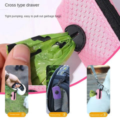 Dog Poop Bag Dispenser Hangingable Dog Poop Bag Holder Poo Bags Dispenser For Dogs Walking Garbage Bags Dispensers Pet Supp Q2F2