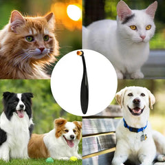 Pet Tear Stain Remover Brush Mini Dog Tear Brush Tear Stain Comb Pet Eye Cleaning Brush Soft Comfortable Pets Grooming Comb
