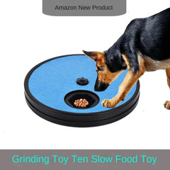 Pet Supplies Slow Food Nail Sandpaper Rotatable Disc Scraper Dog Grinding Nail File Board Pet Toy
