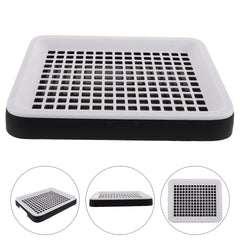 Guinea Pig Litter Tray Pan Bunny Bedding Corner Litter Box Grate Restroom Toilet Corner Potty Poop Trainer Hamster Litter Boxes