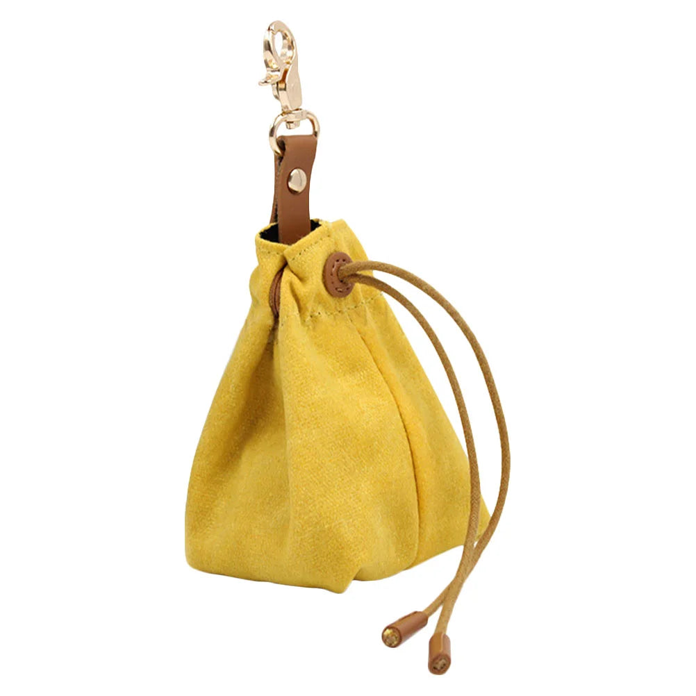 Dog Snacks Training Bag Pet Feeder Puppy Small Bags Doggy Treats Feeding Waist Canvas Pouch