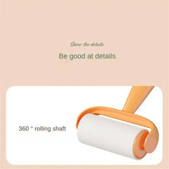 Hair Removal Artifact Handle Rounded Roller Sticky Brush Environmental Protection Convenient Pet Hair Cleaner Cleaning Tools